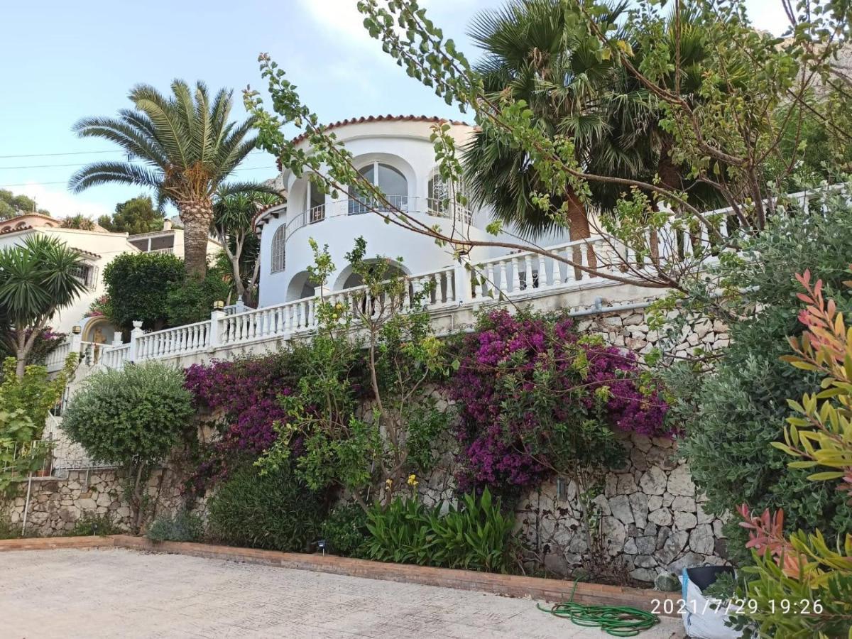 Villa Med Panoramautsikt Med Privat Pool I Calpe, Costa Blanca, Spanien Buitenkant foto