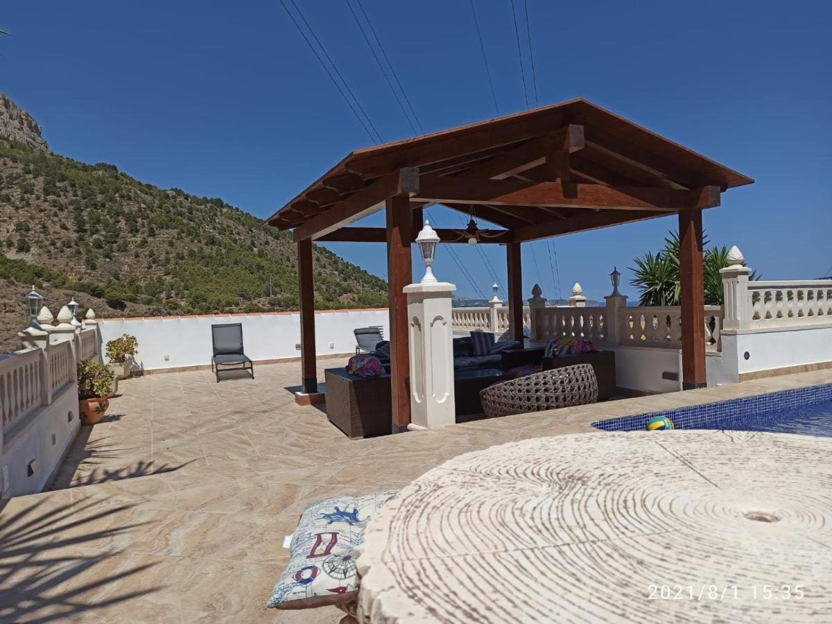 Villa Med Panoramautsikt Med Privat Pool I Calpe, Costa Blanca, Spanien Buitenkant foto