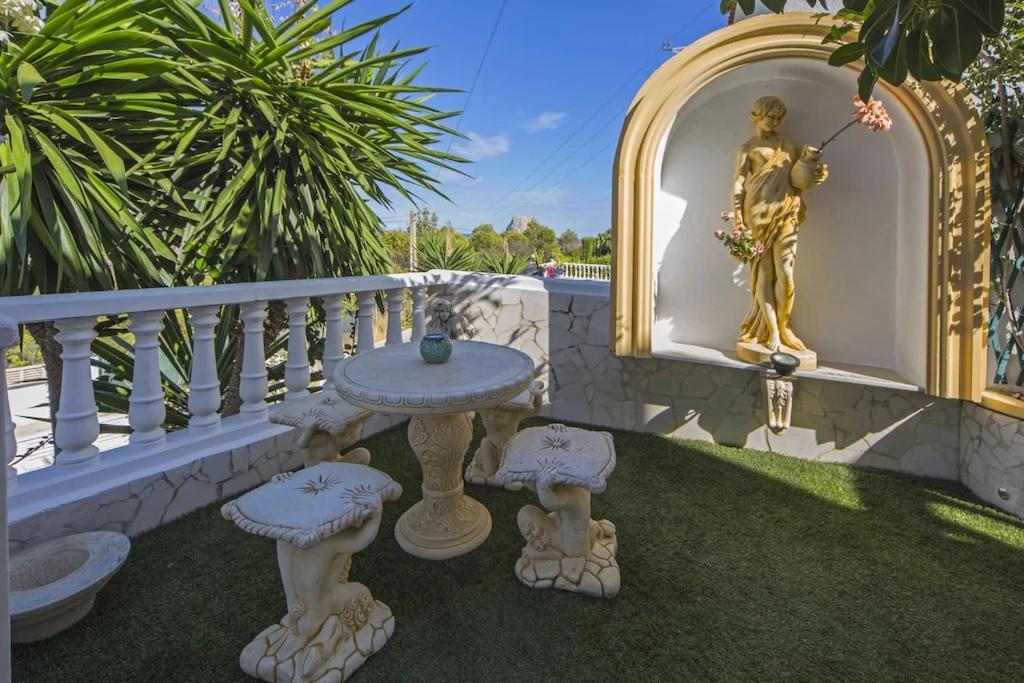 Villa Med Panoramautsikt Med Privat Pool I Calpe, Costa Blanca, Spanien Buitenkant foto