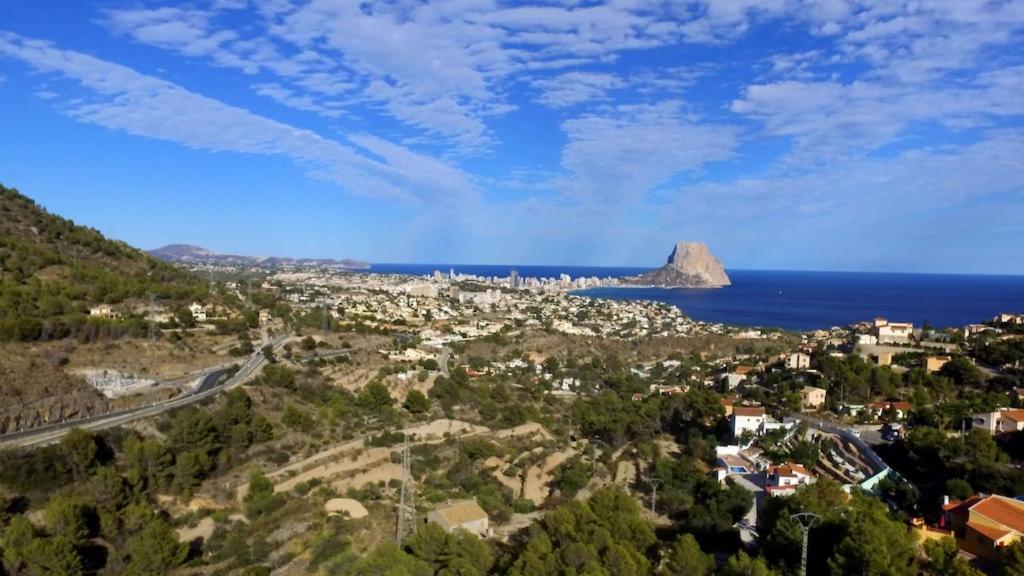 Villa Med Panoramautsikt Med Privat Pool I Calpe, Costa Blanca, Spanien Buitenkant foto
