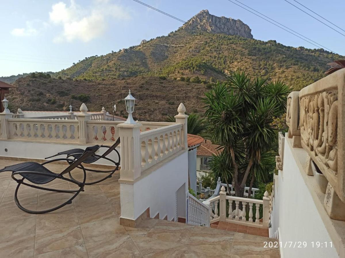Villa Med Panoramautsikt Med Privat Pool I Calpe, Costa Blanca, Spanien Buitenkant foto